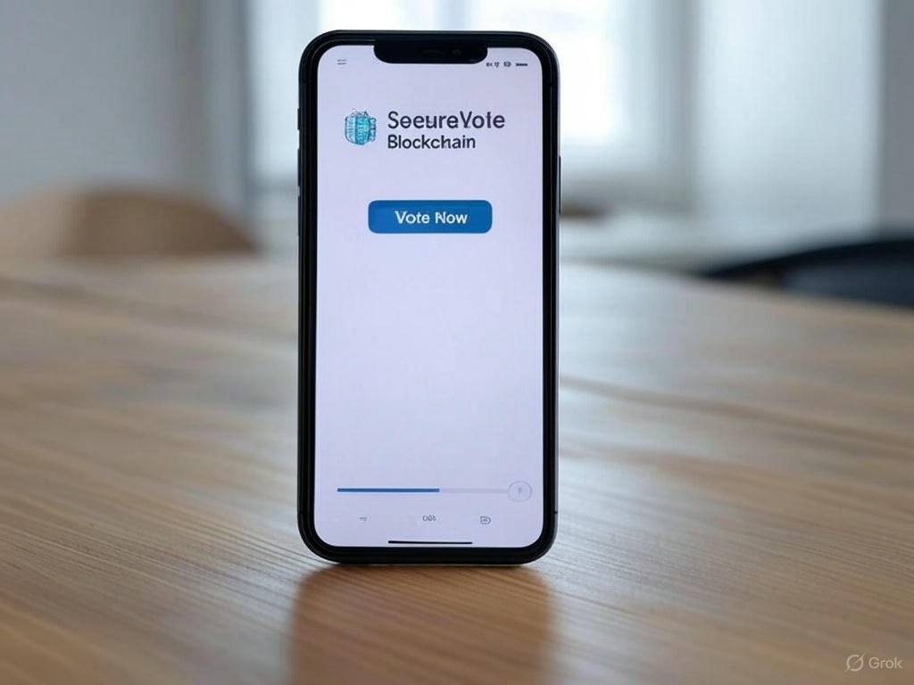 SecureVote Blockchain App by Hamza Shah